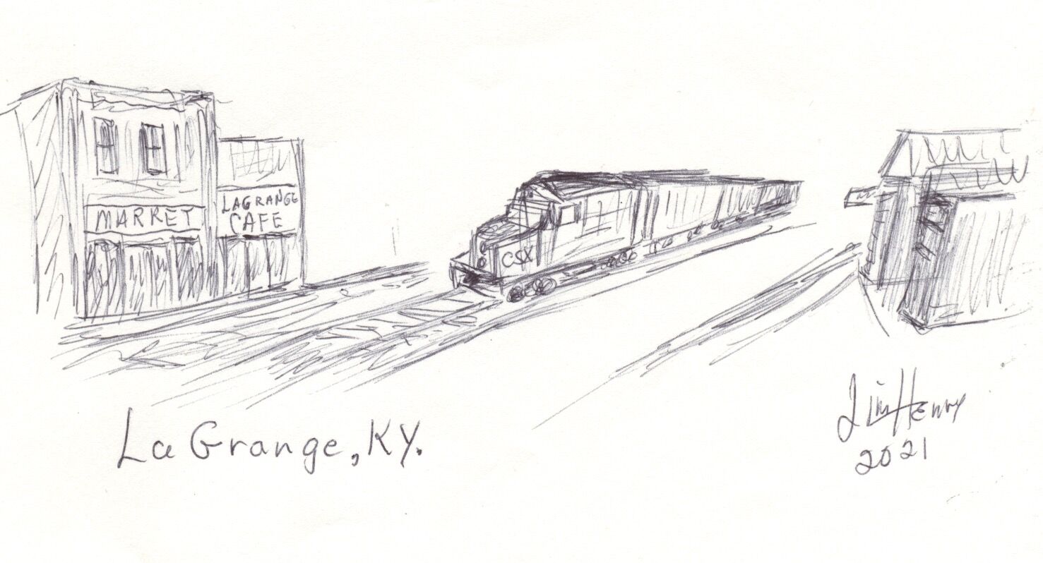 Jim Henry - train sketch